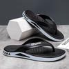 Trendy flip-flops men's new fashion non-slip outdoor wear slippers deodorant wear-resistant durable sandals medium green men's drag