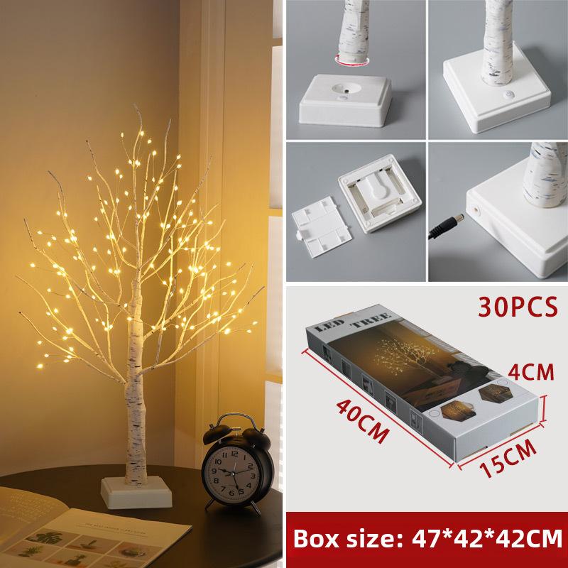 

Tree Light LED Christmas Party Ornaments Decorative Light Easter Indoor Event Scene Atmosphere Luminous Tree High 60CM 144LED