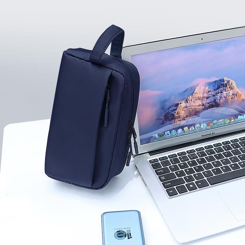 Bolsa de Almacenamiento para Gadgets Electrónicos Portátiles de Viaje, Estuche Organizador de Cables Digitales para Tarjetas de Alimentación, Discos Duros, Cables USB, Bolsa, Embrague, Bolsa Organizadora