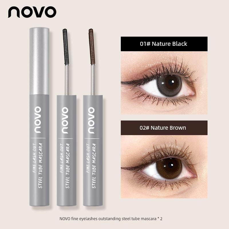 SUNFLOWER Mascara Female Waterproof Long Curling Long Lasting Non Smudge Eyes Thick Fine Comb Base Genuine Goods