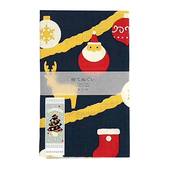 Hamamonyo Tenugui Towel: Exciting Christmas