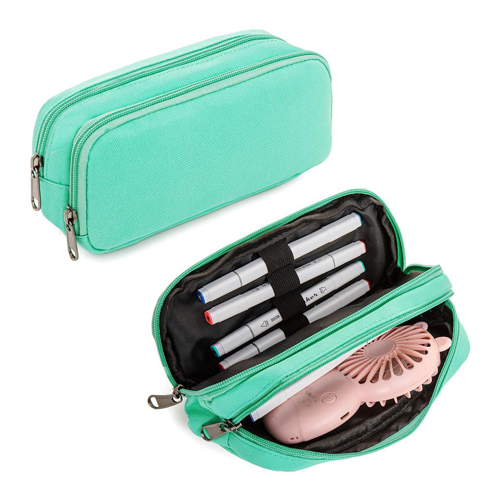Cross-Border Large Capacity Pencil Case: Simple, Stylish & Lightweight for Students