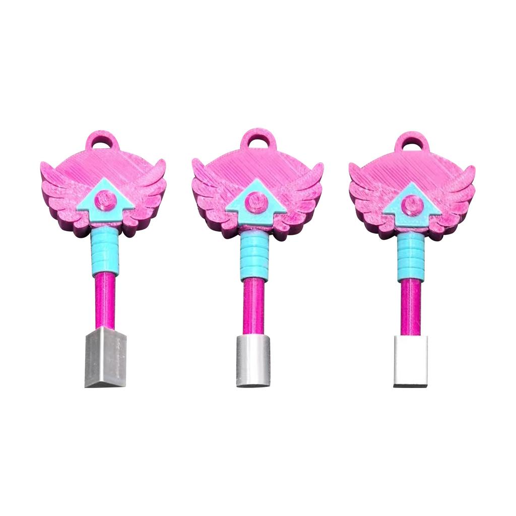 3D Printing Film And Television Peripheral Key, Three Shapes, The Key To Unlock The Door