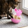Mouse Head Shaped Cat Toy Polyester & Polymeric Material Cat Treat Dispenser  Indoor Play