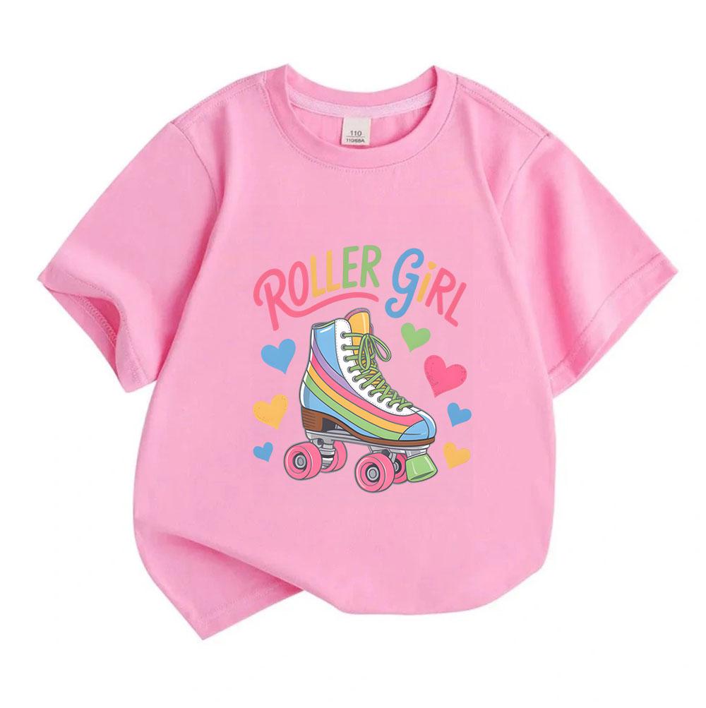 Kinder Jungen Mädchen 100% Baumwolle Rundhals Kurzarm T-Shirt,