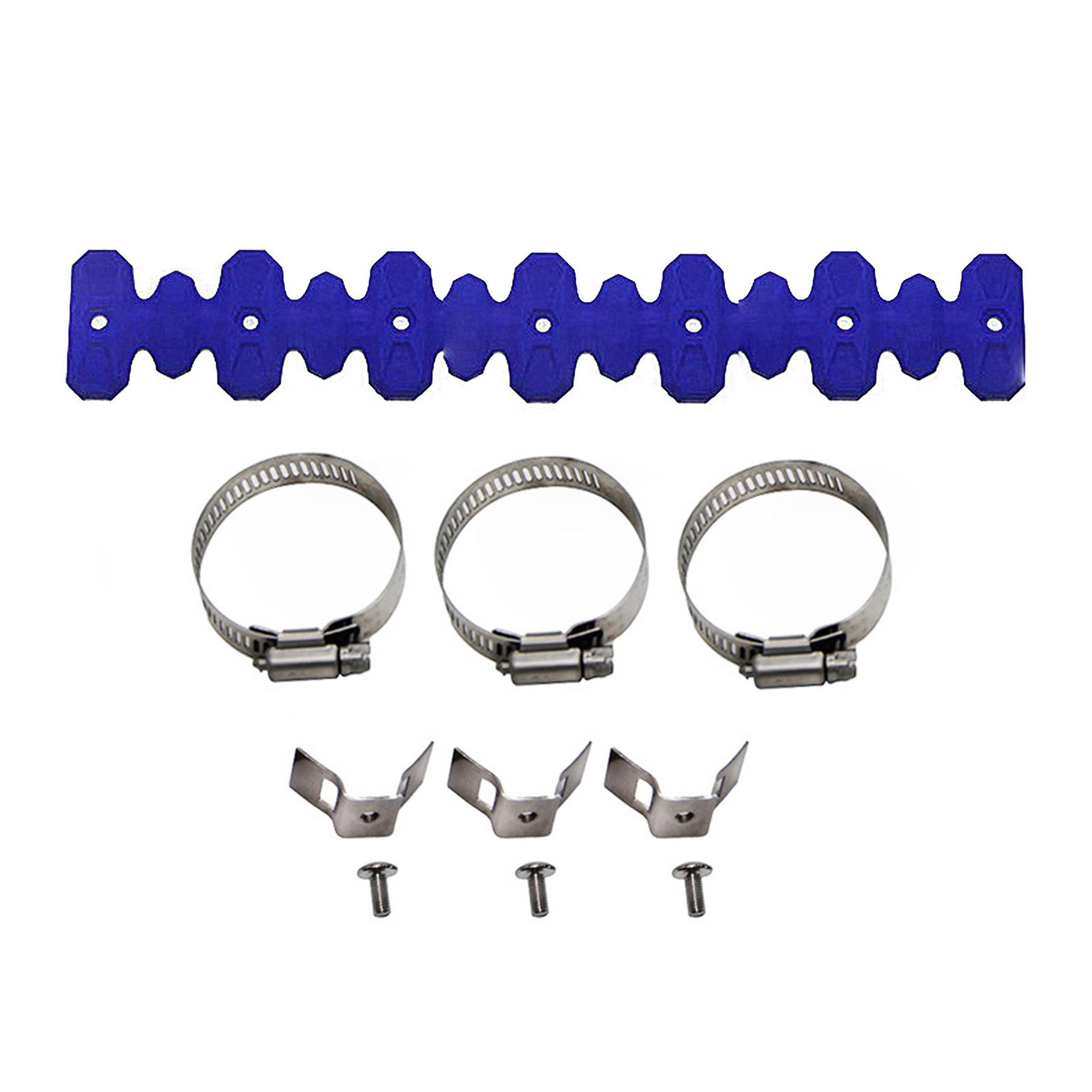 

Exhaust Insulation Muffler Cover Motorcycle Flexible Exhaust Heat Shield Motorbikes Head Pipe Guard for 4-stroke Bikes синий