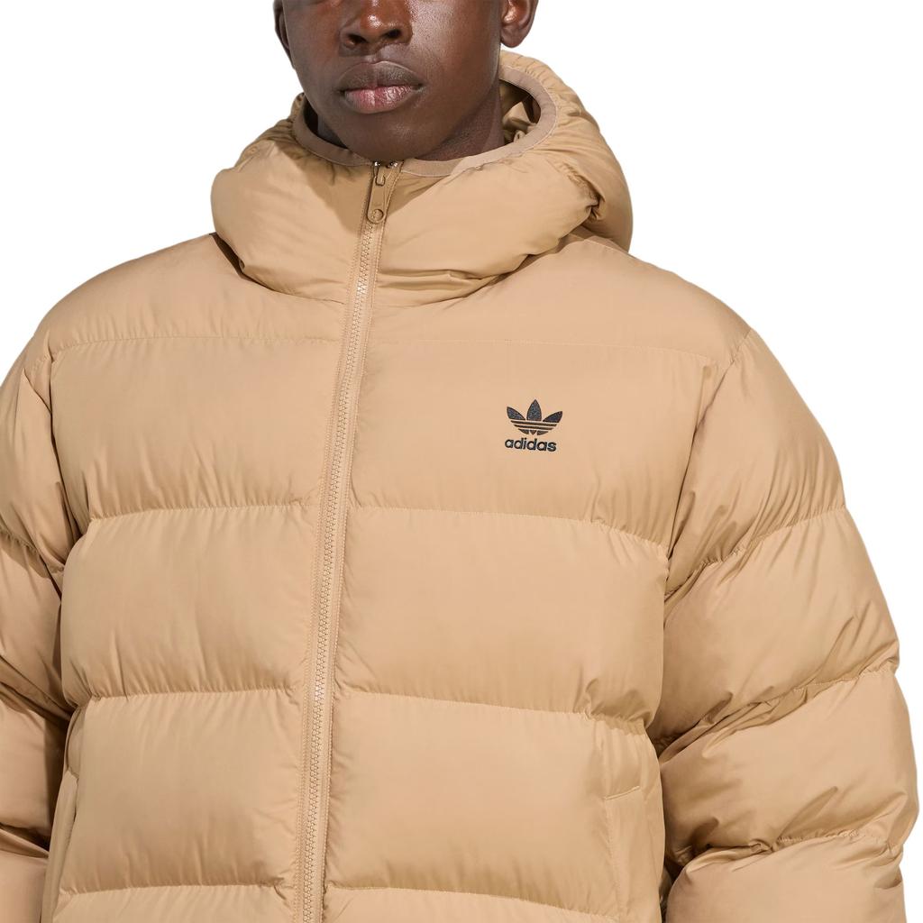adidas Originals Puffer Tonal à Capuche Chaud Zippé Veste de Sport Veste Homme JX4121