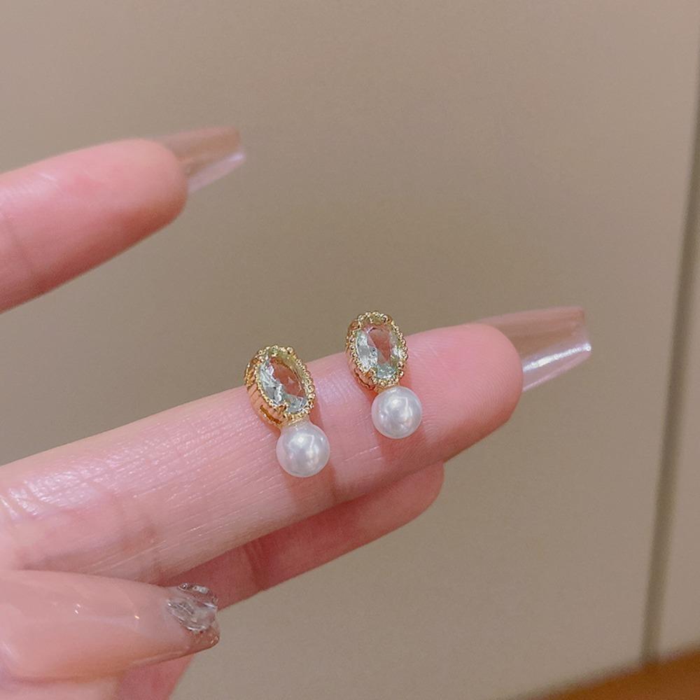 

Сладкие серьги с жемчугом и цирконием, свежие серьги с жемчугом, модные обручальные серьги, подарок