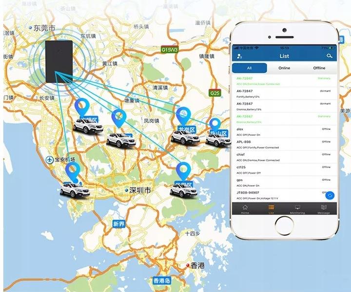Lokalizator Gps Gt20C 5000Mah 60 Dni Magnes Śledzenie Podsłuch Tracker App