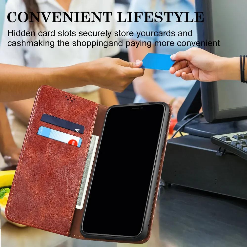 For Xiaomi 15T Pro 5G 2026 Luxury Case Magnet Leather Texture Wallet Funda Xiaomi 15T Case 360 Protect MI 15 T 15TPro Flip Cover