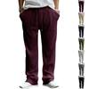 Frühlings- und Herbst-Herren-Freizeithose Premium Lockere Gerade Hose Tragen Gestreifte Hohe Taille Weitbeinige Hose