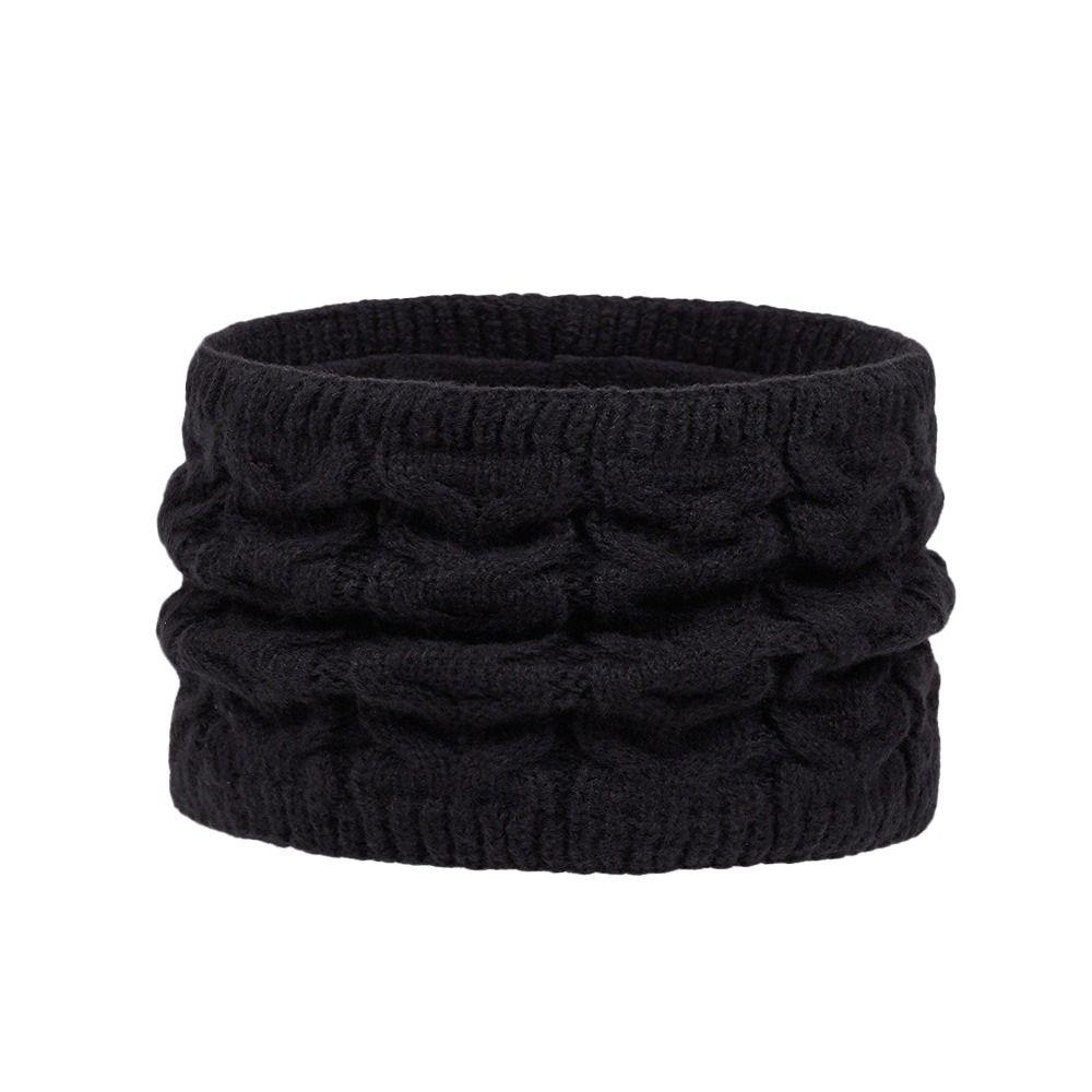 3Pcs/Set Plush Knitted Hat Warm Beanies Hat Fashion Winter Hat Scarf Gloves  Men Women