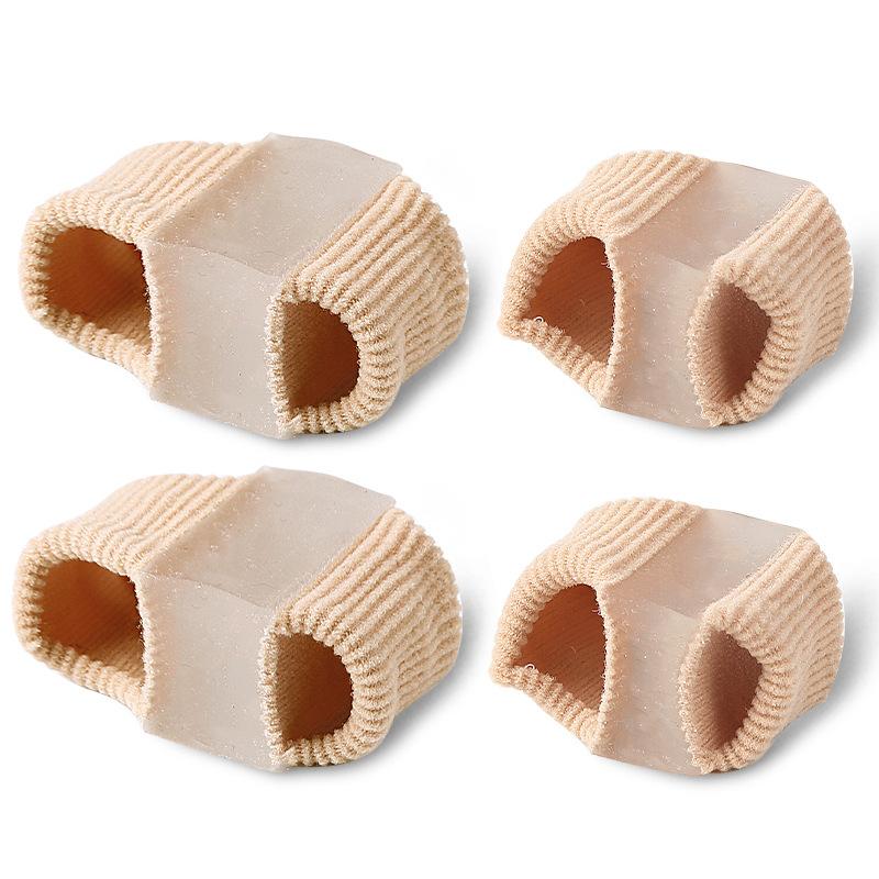 2pcs Silicone Finger Separator, Valgus Corrector, Thumb Straightener, Orthopedic Foot Care