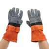 1 Pair of Heat Resistant Gloves  proof Flame Retardant Non Scalding Leather for BBQ Grill