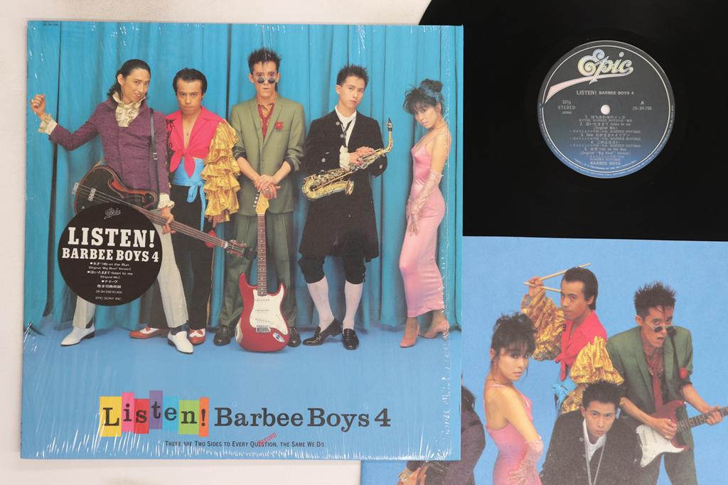 LP Record BARBEE BOYS - Listen! Barbee Boys 4 283H298 EPIC 1987 Japan Japanese Pop/Rock Used