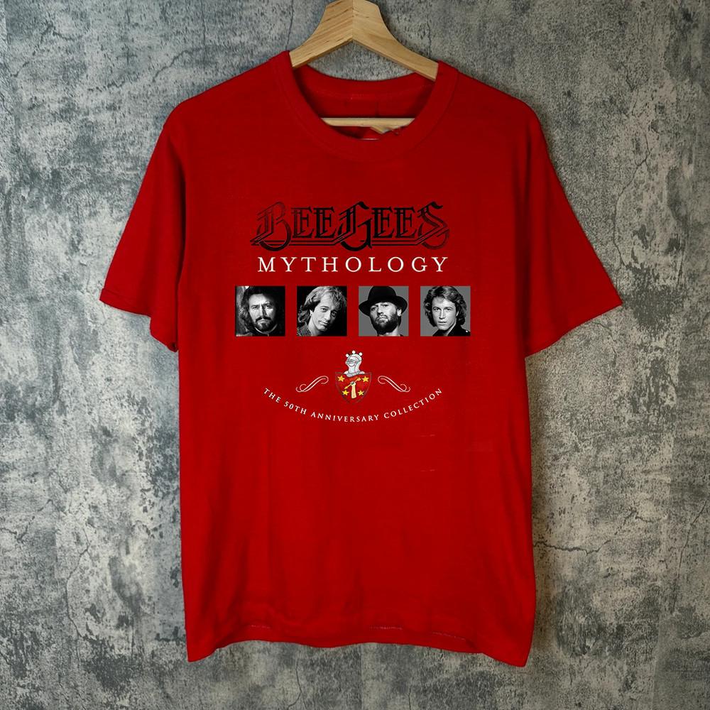 The Bee Gees Band Mythology 50th Anniversary T Shirt Full Size S-5XL Unisex T-Shirt XXXXL