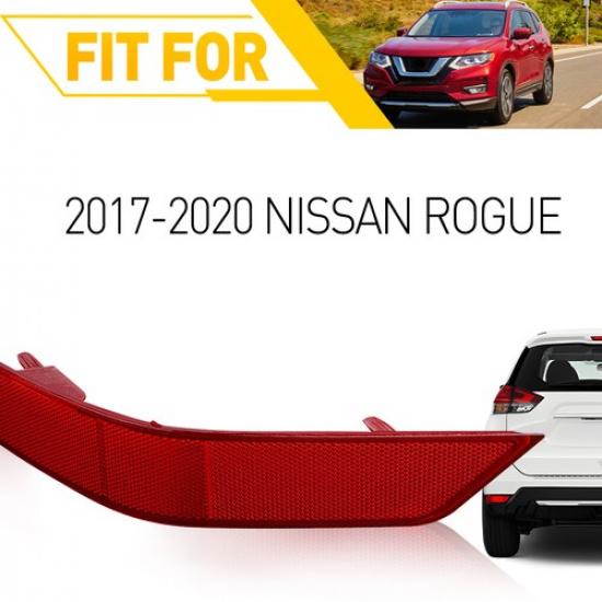 Red LH Bumper Rear Reflector Side Marker Light Cover Fits Nissan 2017- Rogue