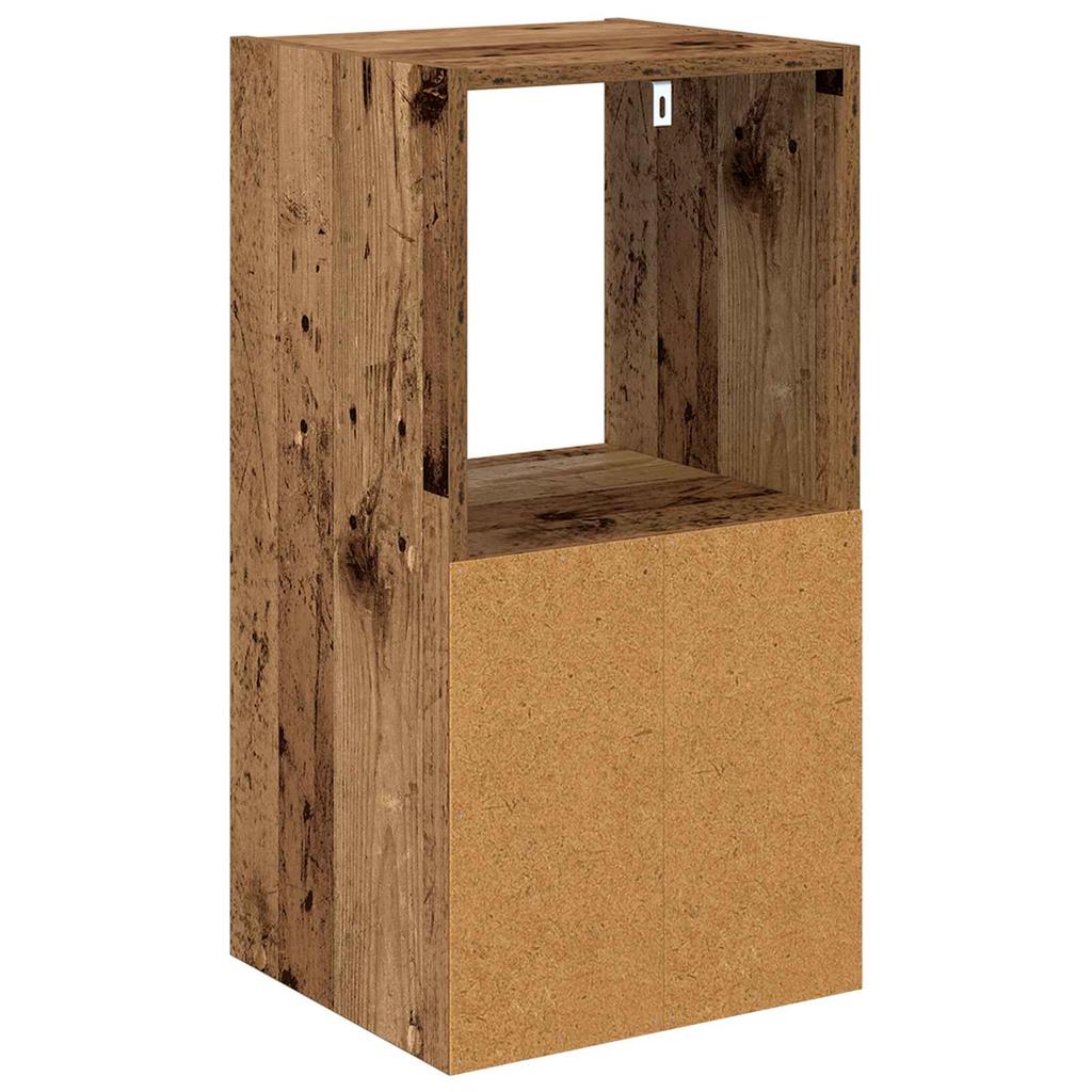 Nightstand 2 pcs Reclaimed Wood Look 35 x 32 x 68.5 cm Engineered Wood