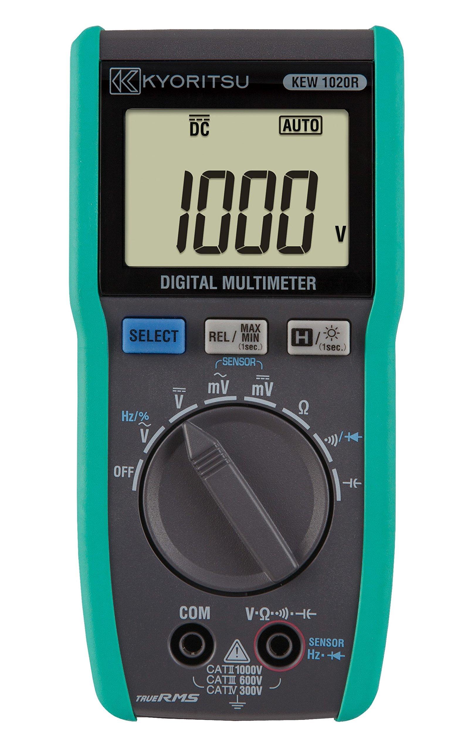 

Цифровий мультиметр KYORITSU сумісний KEW 1020R AC/DC1000V чорний