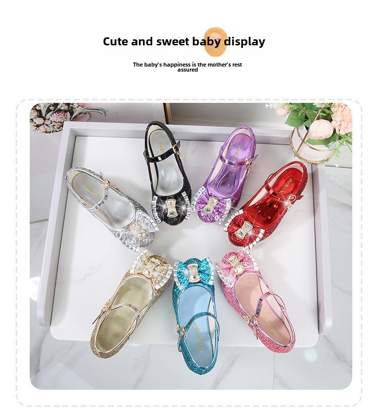 Tocuri înalte de cristal pentru fete, primăvara 2025, prințesă