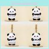 Keychain Plush Panda Pendant With Wearing A Gauze Skirt With A Design Bow