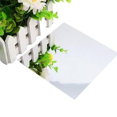 10 Stück Heimdeko Badezimmer Selbstklebende Wandbild Spiegelaufkleber Wandfliesenaufkleber Quadratische DIY Aufkleber