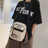 Korean Crossbody Shoulder Bags for Women Men Unisex Transparent Pocket Phone Bag