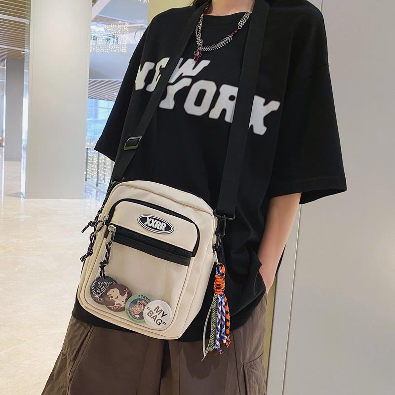 Korean Crossbody Shoulder Bags for Women Men Unisex Transparent Pocket Phone Bag