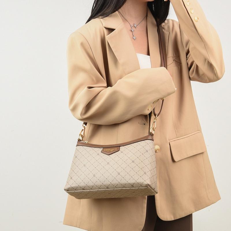 Crossbody Bag, Women's Small Bag, New Niche Texture Printed Bag, Fashionable Shoulder Bag