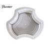Outdoor Cement Art Form Garden Stepping Stone Mold, Reusable Concrete Pathway Paver Plastic DIY Pavement Mould for Patio Backyard Walkway Decor