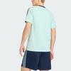 adidas Originals T-Shirts Herren Hell schimmerndes Blau Rundhalsausschnitt Moderat KE2928