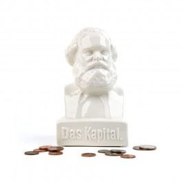 Tirelire - Karl Marx - Cylindrique - Blanc - Contemporain - Design