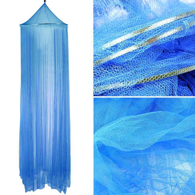 Summer Hung Dome Mosquito Net Princess Style Polyester Lace Mesh Fabric For Home Bedroom Baby Adults Home Decor