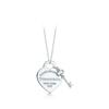 Heart-Shaped Enamel Cross Chain Necklace with Peach Heart Beads for Women - Fashionable Classic Style