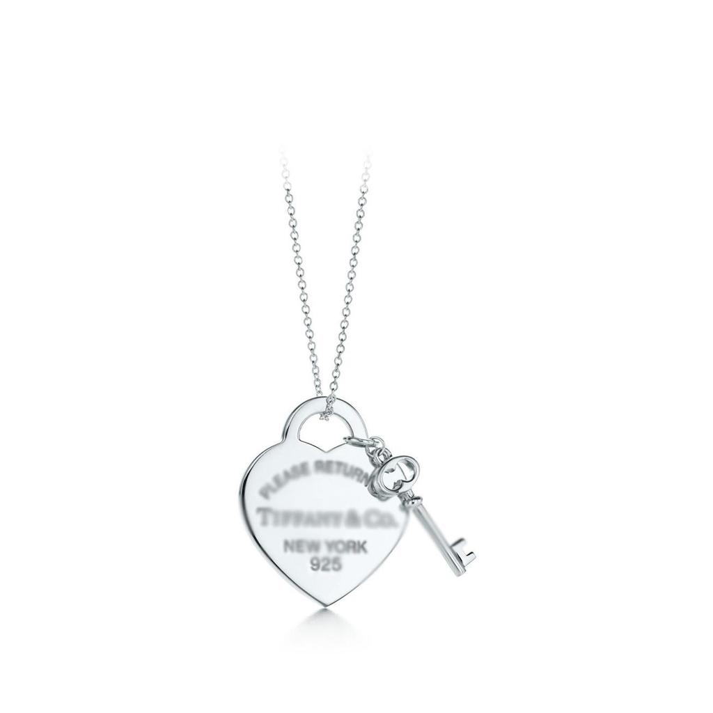 Heart-Shaped Enamel Cross Chain Necklace with Peach Heart Beads for Women - Fashionable Classic Style