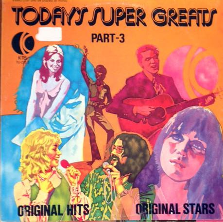 

LP Record VARIOUS - Today s Super Greats (Part-3) TU2313 K-Tel 1974 US Rock