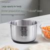 Compact Stainless Steel Electric Food Processor: Multi-functional Meat & Vegetable Grinder, Garlic Mincer & Chopper