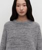 MUSINSA STANDARD WOMAN Women'S Mixed Yarn Crew Neck Knit [Melange Grey]