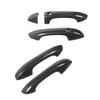 Exterior Door Handle Cover Carbon Fiber Pattern Outside Door Handle Decoration Trim Replacement for