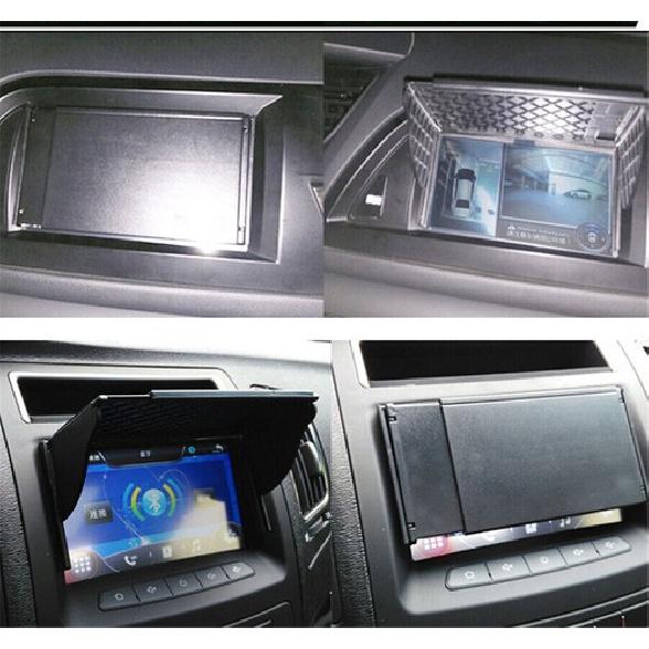 Adjustable Car 6" to 10" DVD Screen Visor Sun Shade Radio GPS MP5 Player Cover