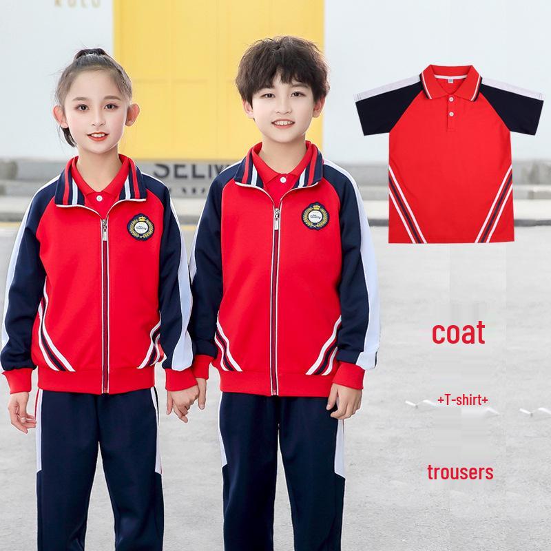 

Комплект школьной формы в британском стиле на весну 2024 года для учеников начальной и средней школы - Спортивная и повседневная одежда для детей 140 cm