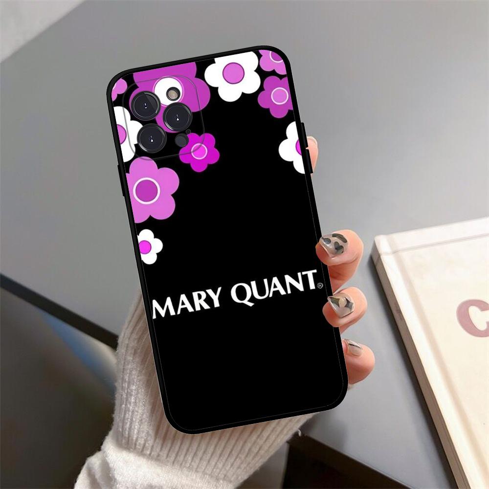 

M-Mary Q-Quant Phone Case Silicone Soft for iphone 16 15 14 13 12 11 Pro Mini XS MAX Plus X Cover iPhone 12 mini