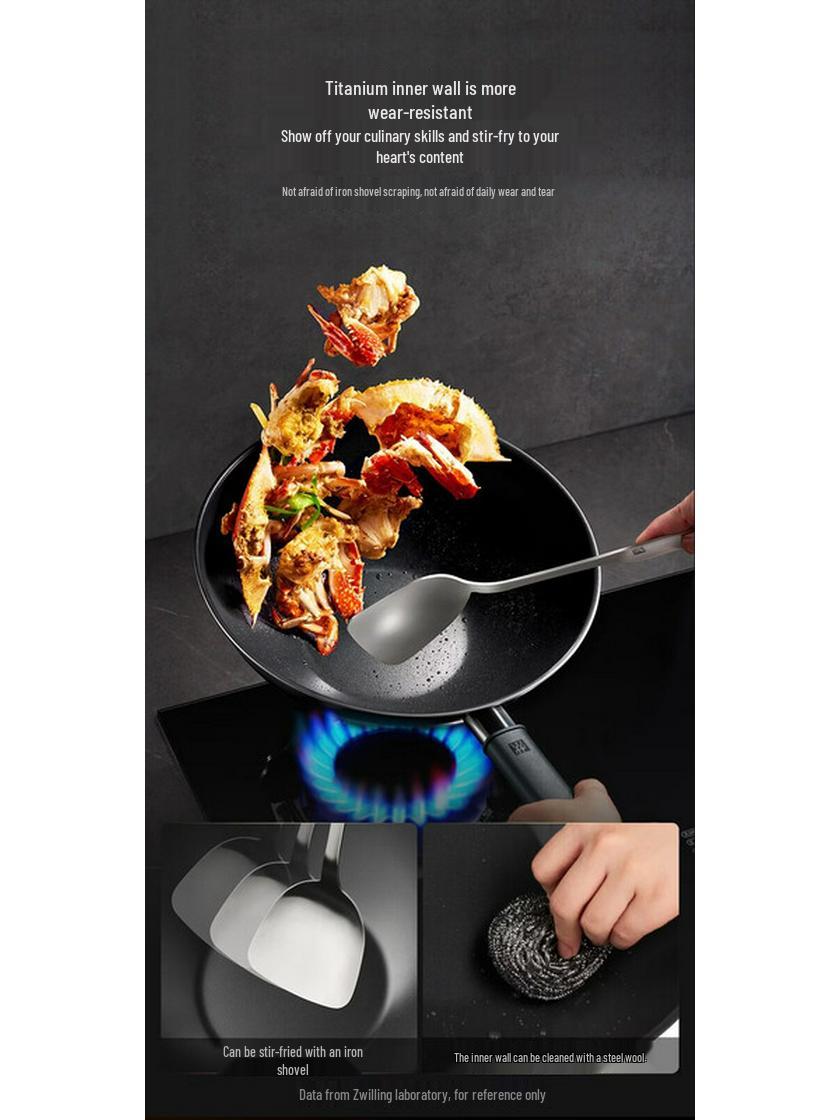 ZWILLING Titanium Non-Coated Stir-Fry Wok