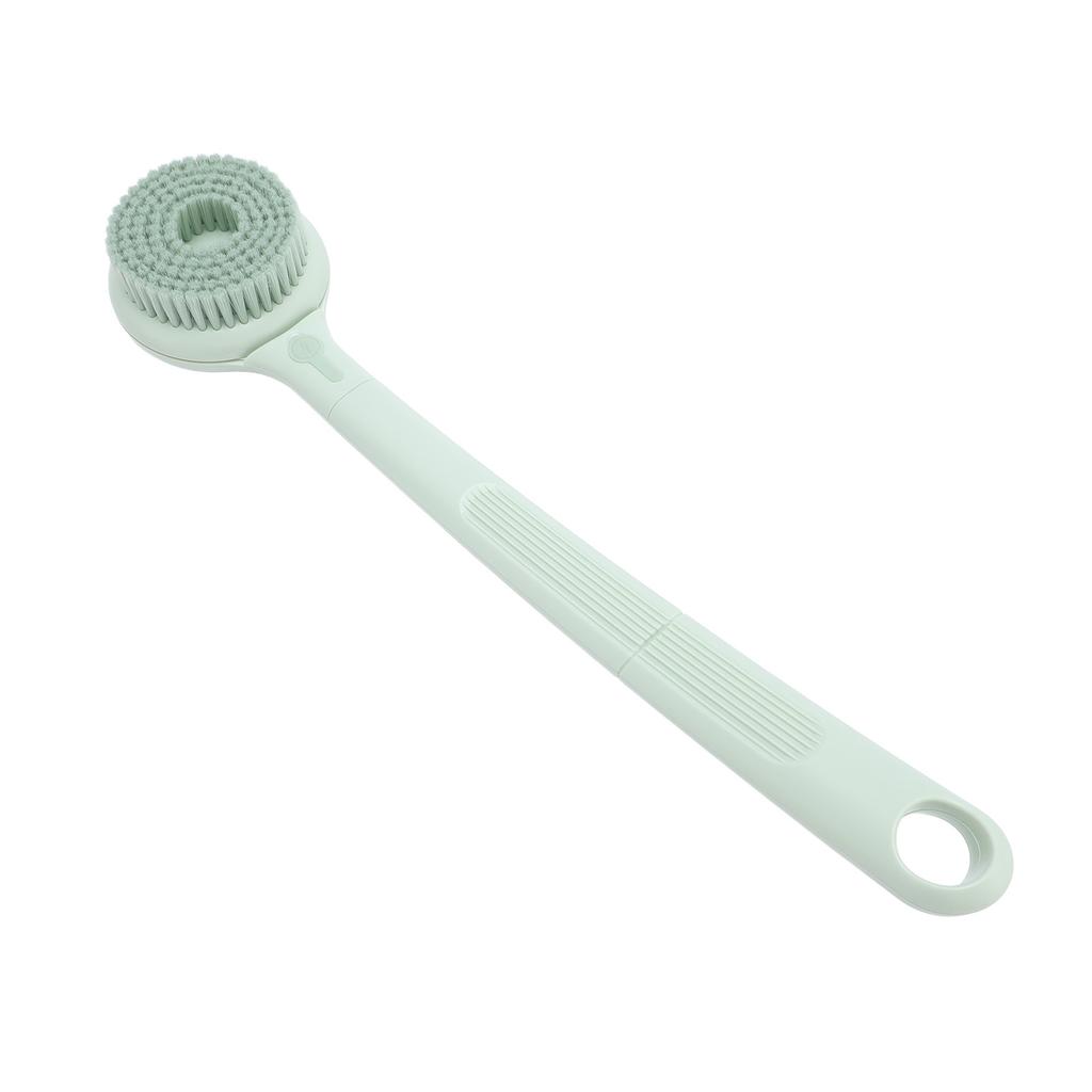 Electric Body Brush 2 Heads 4 Modes IP67 Full Automatic Body Scrubber with Long Handle for Shower