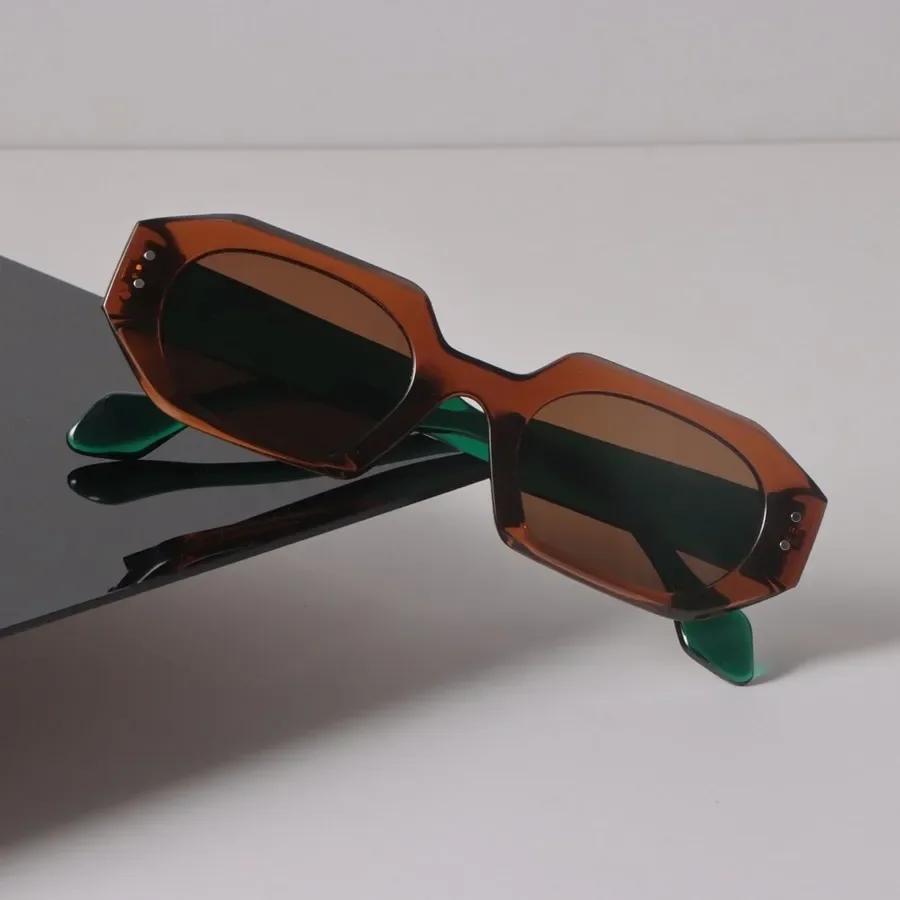 High Quality Designer Square Sunglasses Women Men Retro Black Sun Glasses Luxury Personality Eyewear Mirror Compact Frame