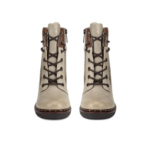 Mustang 1336-510 Beige Ankle Boots