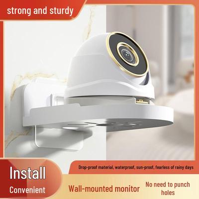 No-Drill Universal Wall Mount for Indoor/Outdoor Cameras & Flower Pots