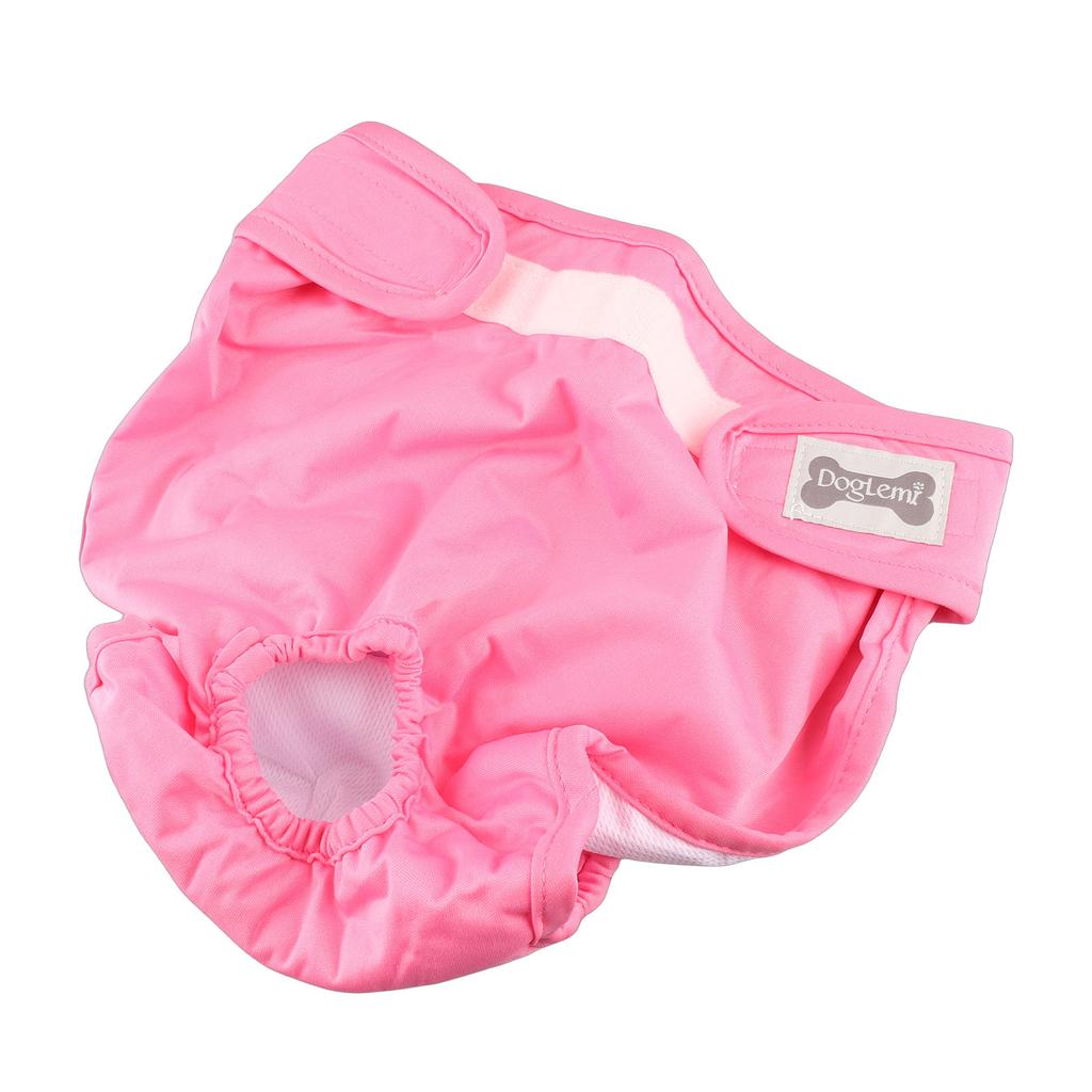 Dog Physiological Pants Soft Adjustable Prevent Nuisance Washable Reusable Diaper Dog Sanitary Pantie for Female Dog