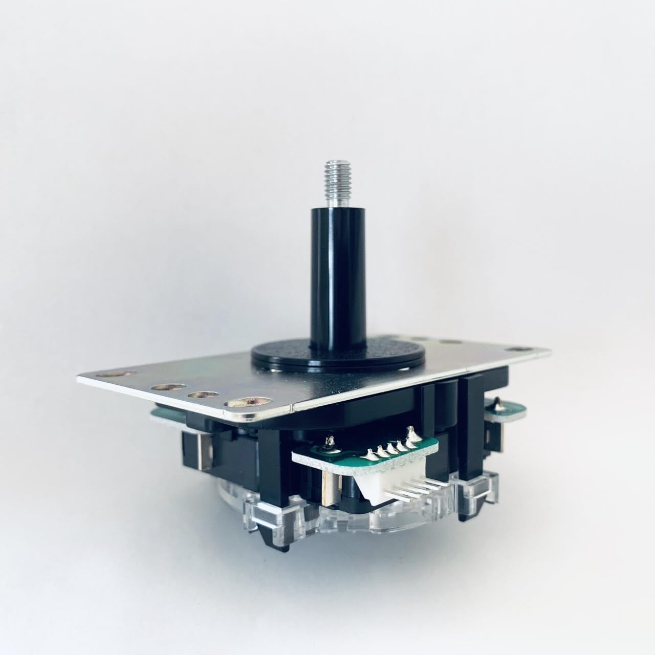 

Sanwa Denshi Joystick Lever JLX-TP-8YT-SK with Shaft Cover & Flat Metal Plate