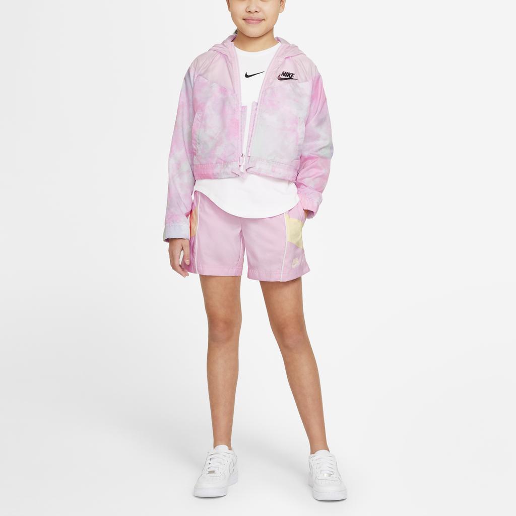 Nike Sportswear Heritage Woven Shorts Kids Bottoms Foam-Pink DA1382-663